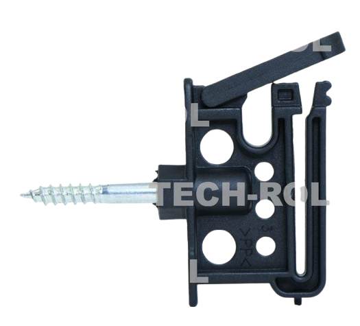 Izolator do taśmy 20-40 mm plecionki i drutu z wkrętem do drewna paczka