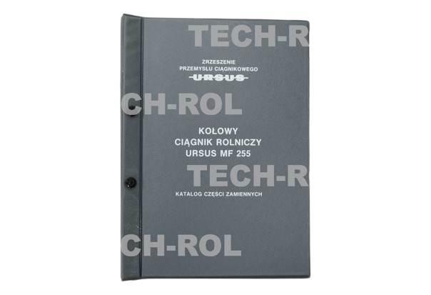 Katalog części do MF-255 31340000 Produkt krajowy