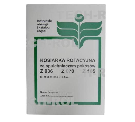 Katalog części Kosiarka rotacyjna Produkt krajowy