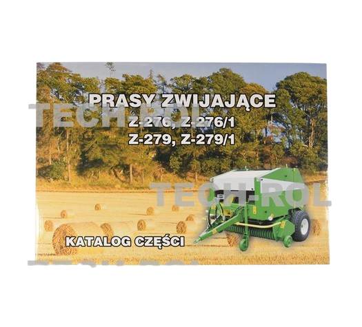 Katalog części prasy zwijające Sipma Z-276 Z-276/1 Z-279 Z-279/1 Produkt
