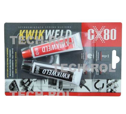 Klej epoksydowy spawanie na zimno Kwik Weld 2x27g. 012 CX-80