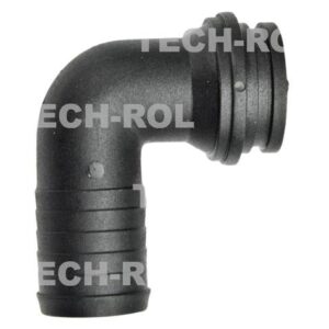 Kolano fi-32mm kąt 90-stopni mocowane nakrętką 1 1/2 cala do filtrów