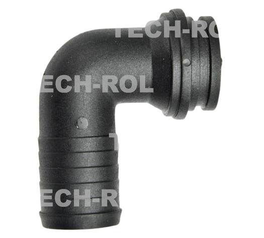 Kolano fi-32mm kąt 90-stopni mocowane nakrętką 1 1/2 cala do filtrów