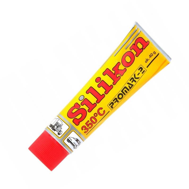 Silikon Wysokotemperaturowy W Tubce 40g Od -60 Do +350c Czerwony