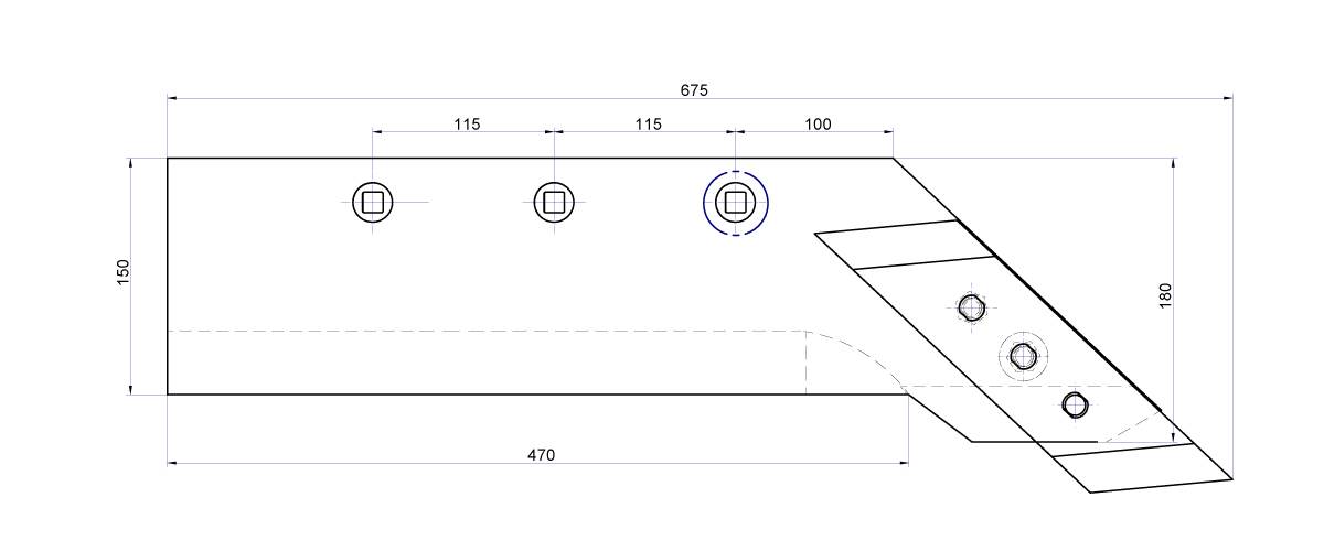 Lemiesz Z Dłutem As/0184 Atlas Unia Pług Stal Borowa 1101403000 Unia
