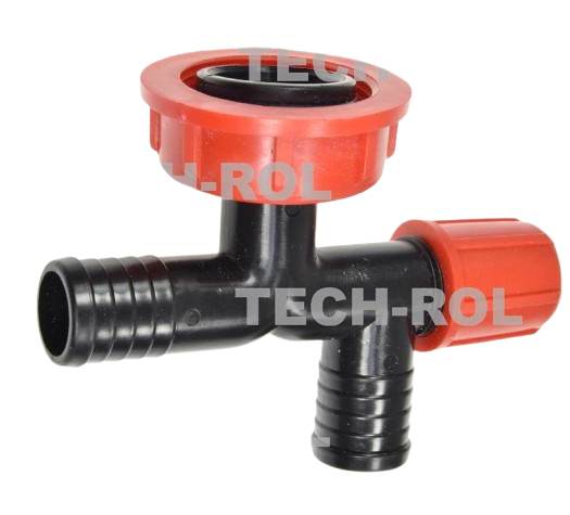 Kolano spustowe fi-25mm filtra ssawnego mocowane nakrętką Opryskiwacz