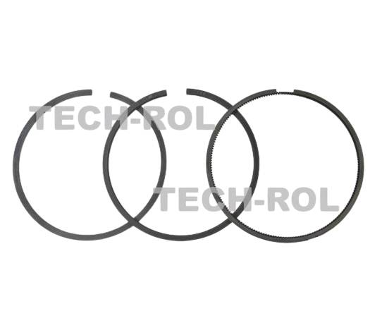 Komplet pierścieni tłokowych silnika, nominał Q-110 mm, komplet 3-sztuk, pierścień olejowy 4mm, PK1-2046-000, do Ursus 1634 64000967 Prima