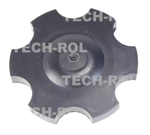 Korek zbiornika paliwa plastikowy w kształcie koła zębatego na gwint