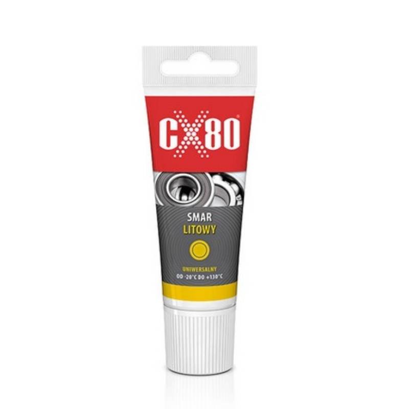 Smar Litowy Uniwersalny -20°C Do +130°C Odporny Na Wodę I Utlenianie 40g