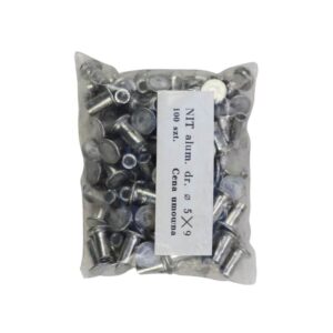 Nit Aluminiowy Płaski Rurkowy 5x9 Din7338 100szt