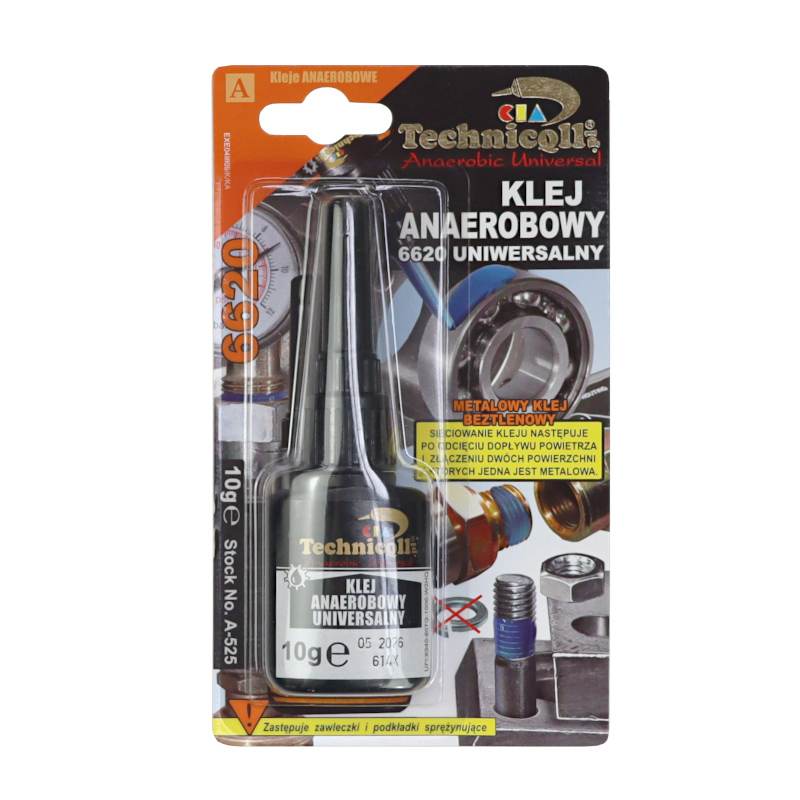Klej Anaerobowy 10g Średni Do Zabezpieczania Gwintów A-525 Technicqll