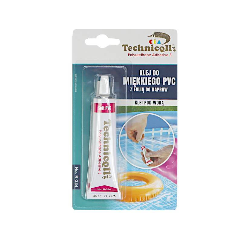 Klej Do Miękkiego Pcv Poliuretanu 20ml Wodoodporny R-334 Technicqll