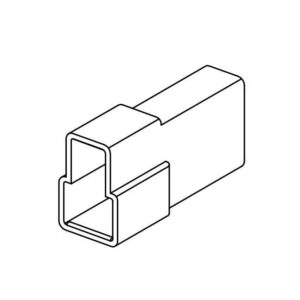 Obudowa Konektorowa Owd Mc 6,3 V2 2p "T" Elmot 20szt