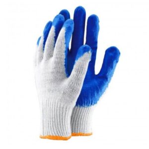 Rękawice Dziane Wampirki Powlekane Lateksem Zakończone Ściągaczem 10szt