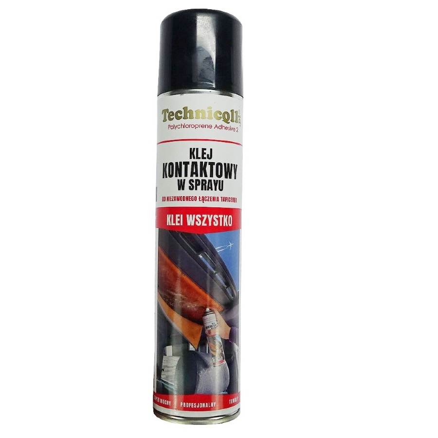 Klej Kontaktowy Na Bazie Kauczuku Syntetycznego W Sprayu 300ml Uniwersalny