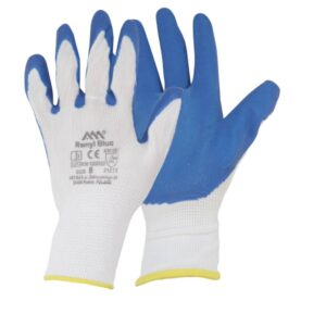 Rękawice Z Elastycznej Tkaniny Powlekana Chropowatym Marszczonym 12szt