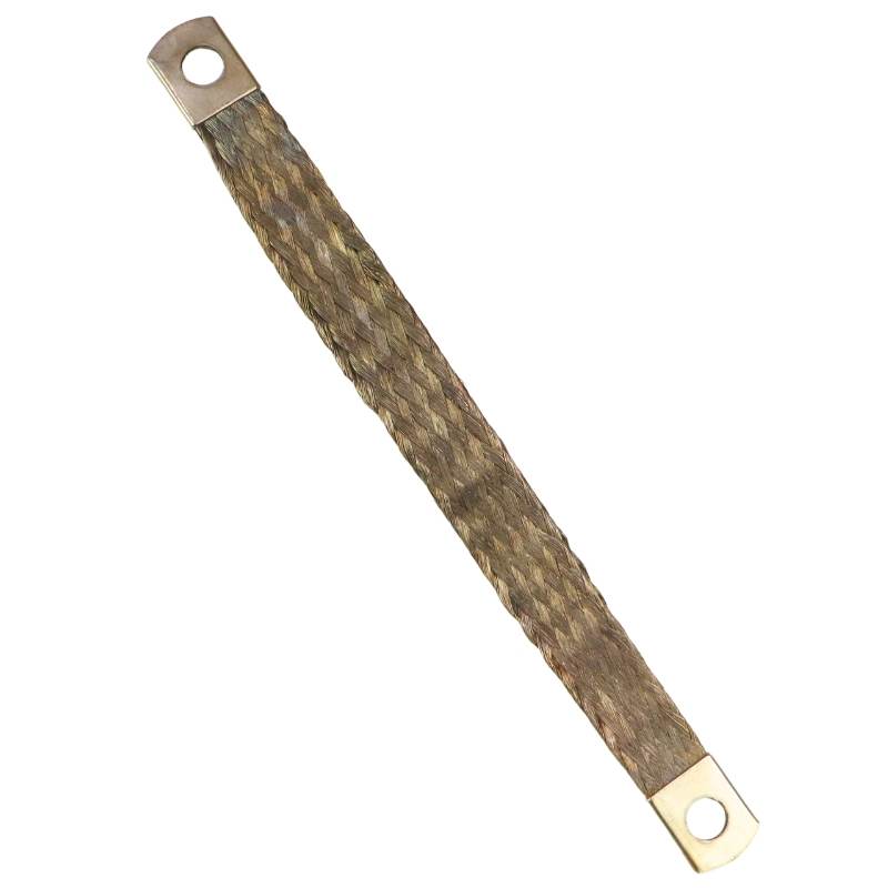 Przewód Masowy Oczka Fi-8mm Długość 200mm Plecionka Uniwersalny Niklowany