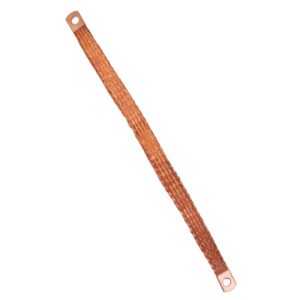 Przewód Masowy Oczka Fi-10mm Długość 330mm Miedziany Plecionka Uniwersalny