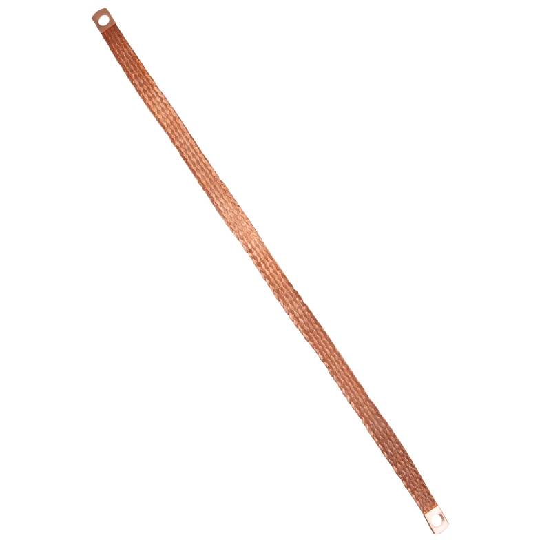 Przewód Masowy Oczka Fi-10mm Długość 550mm Miedziany Plecionka Uniwersalny