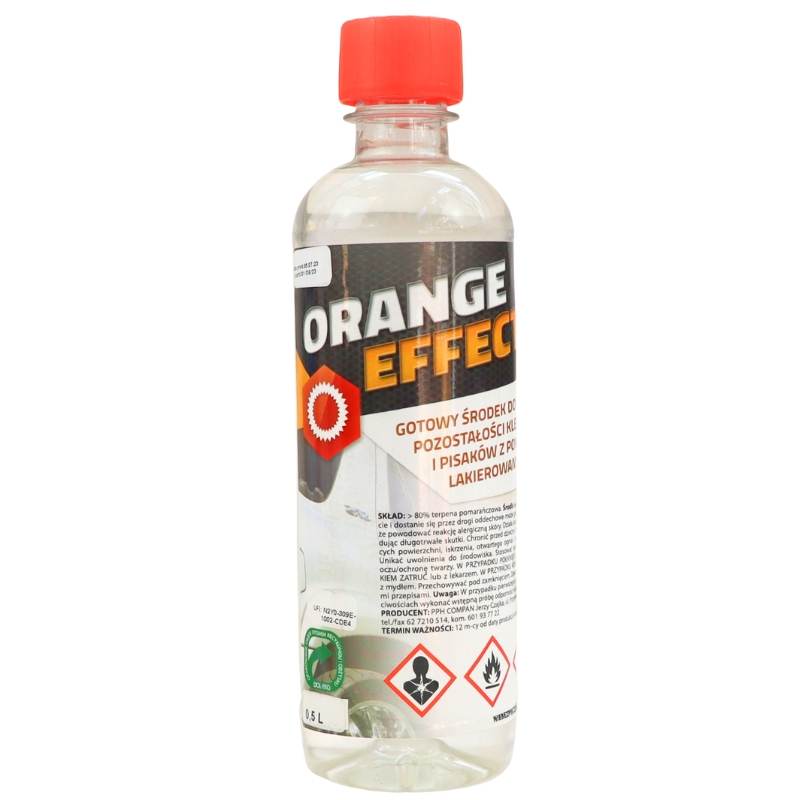 Płyn Usuwający Smołę Pozostałości Klejów Taśm Orange Efect Ultramyt 0,5l
