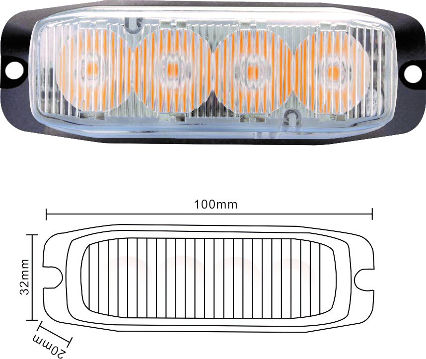 Lampa Ostrzegawcza Żółta Lampa Ostrzegawcza Żółta - obrazek 2