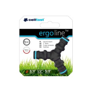 Łącznik Trójnik Szybkozłączy Podlewania Ergo 1/2 3/4"
