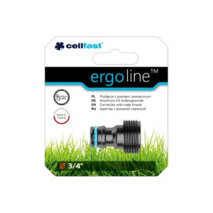 Przyłącze Kranu Rury Z Gwintem Zewnętrznym Cellfast Ergo 3/4"