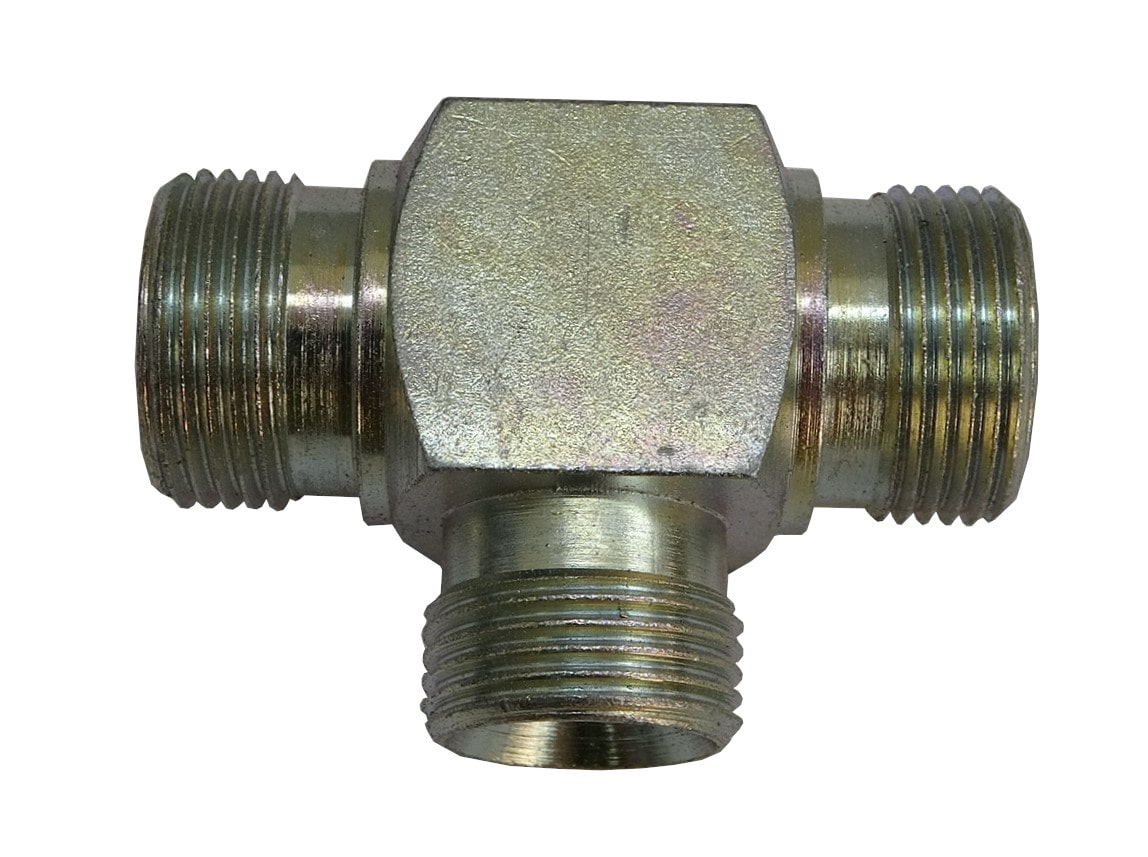 Złącze - Złączka Hydrauliczna - Trójnik M22 - M20 - M22 15l/Wnp-Dkm