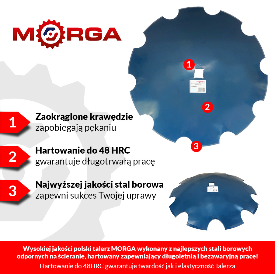Talerz Uzębiony Fi-560mm Grubość 5mm Mocowanie Na Osi Otwór 30x30 Talerz Uzębiony Fi-560mm Grubość 5mm Mocowanie Na Osi Otwór 30x30 - obrazek 4