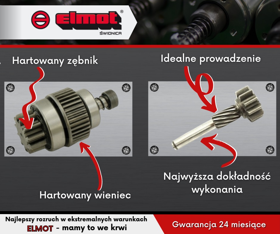 Zespół Sprzęgający Rozrusznika Typu Magneton John Deere 9142745 Elmot Zespół Sprzęgający Rozrusznika Typu Magneton John Deere 9142745 Elmot - obrazek 4