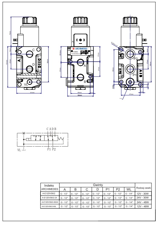 Dzielnik Zawór Elektrozawór Kierunkowy Elektromagnetyczny Kontroli Dzielnik Zawór Elektrozawór Kierunkowy Elektromagnetyczny Kontroli - obrazek 4