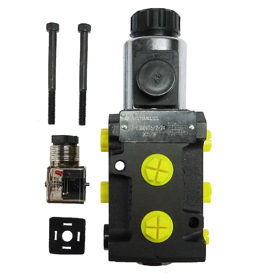 Dzielnik Zawór Elektrozawór Kierunkowy Elektromagnetyczny Kontroli