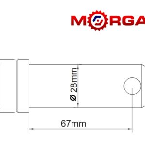 Sworzeń Mocowania Jarzma 80453072 Zts Ursus C-385 Hartowany Morga