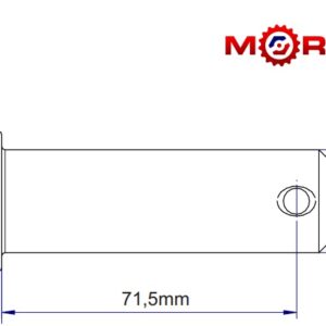 Sworzeń Przegubu Dźwigni Dolnej 80450096 88450083 Zts Ursus C-385