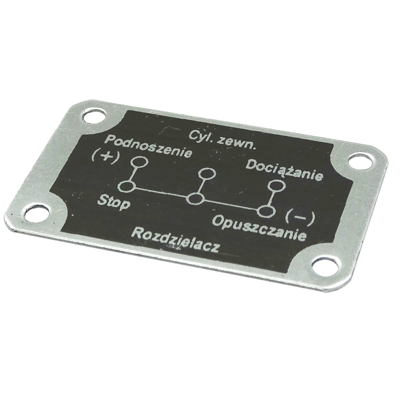 Tabliczka Rozdzielacza C-330 Archimedes Tabliczka Rozdzielacza C-330 Archimedes - obrazek 2