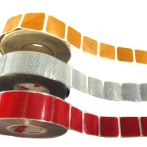 Taśma Odblaskowa W Rolce Konturowa Do Plandek Szeroka 50mm Długa 50m