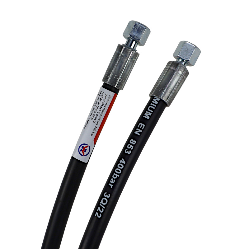 Przewód Hydrauliczny 400 Bar Gwint M14x1,5 Proste Dkol - Dkol L-500mm Przewód Hydrauliczny 400 Bar Gwint M14x1,5 Proste Dkol - Dkol L-500mm - obrazek 2