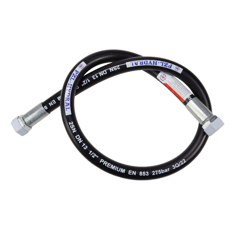 Przewód Hydrauliczny 275bar Gwint M22x1,5 Proste Dkol - Dkol L-1000mm