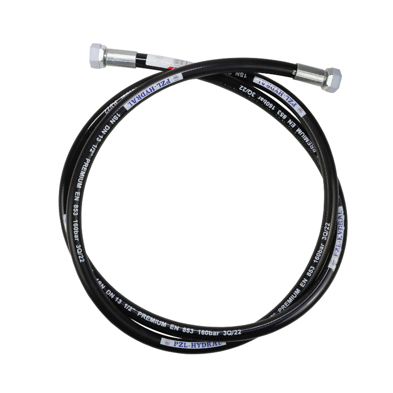 Przewód Hydrauliczny Gwint M22x1,5 Proste Dkol - Dkol L-2500mm Dn12-1sn