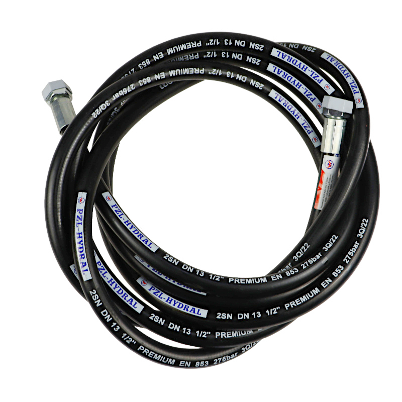Przewód Hydrauliczny 275bar Gwint M22x1,5 Proste Dkol - Dkol L-5300mm