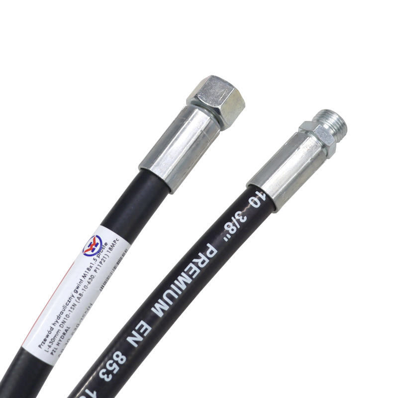 Przewód Hydrauliczny Gwint M18x1,5 Proste L-630mm Dn10-1sn Ab-10-630 Przewód Hydrauliczny Gwint M18x1,5 Proste L-630mm Dn10-1sn Ab-10-630 - obrazek 2