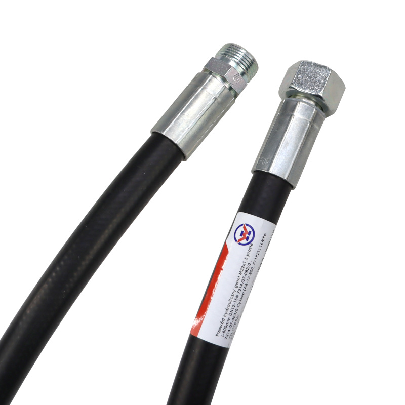 Przewód Hydrauliczny Gwint M22x1,5 Proste Dkol - Cel L-800mm Dn12-1sn Przewód Hydrauliczny Gwint M22x1,5 Proste Dkol - Cel L-800mm Dn12-1sn - obrazek 2