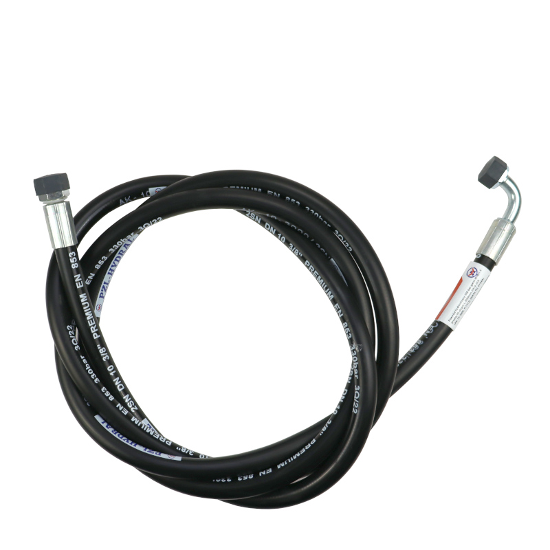 Przewód Hydrauliczny 330 Bar Gwint M18x1,5 Prosta - Kolanko Dkol - Dkol 90