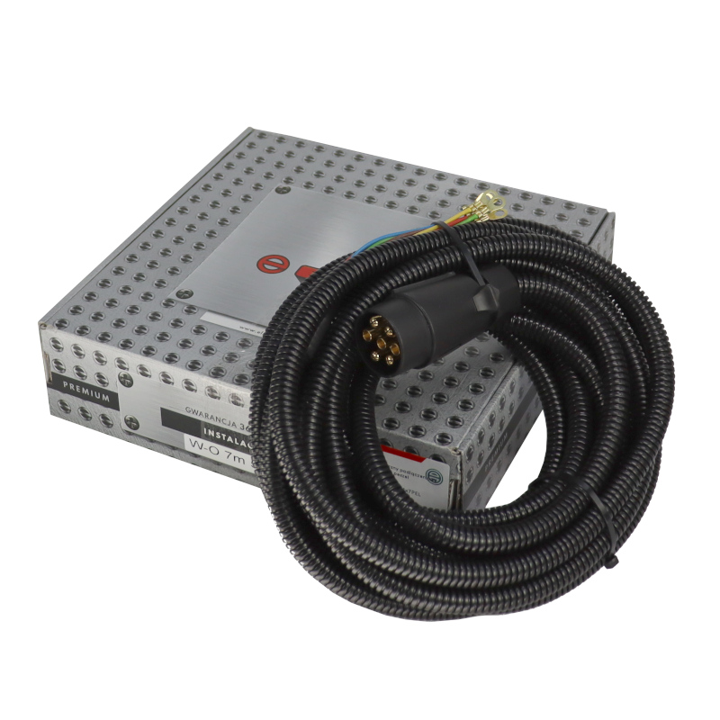 Przewód Elektryczny Podłączeniowy Przyczepy 5x1 7m Peszel Elmot Premium Przewód Elektryczny Podłączeniowy Przyczepy 5x1 7m Peszel Elmot Premium - obrazek 3