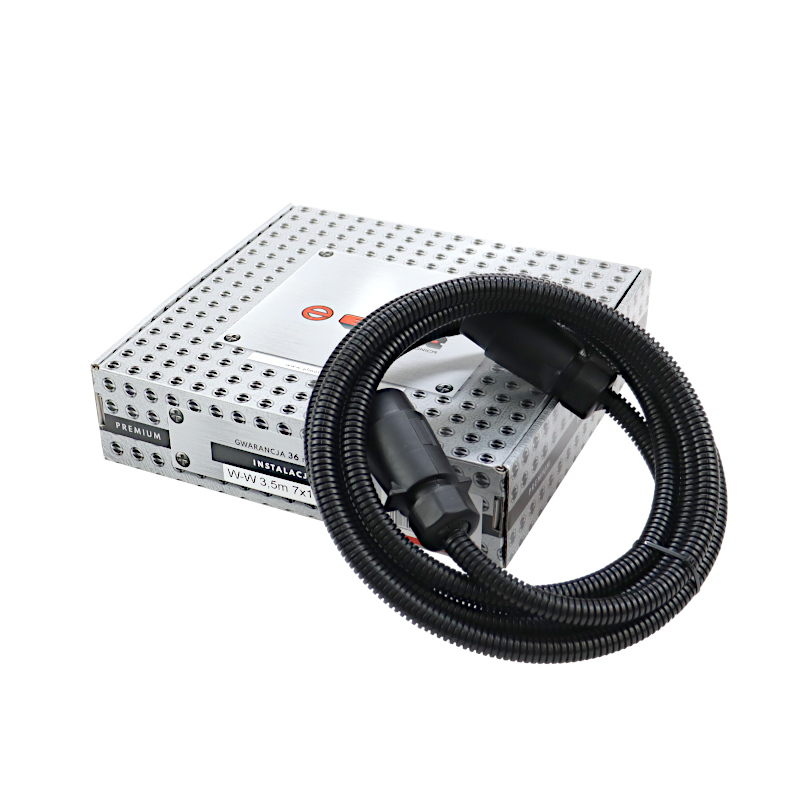 Przewód Elektryczny Podłączeniowy Przyczepy 7x1 3,5m Dwie Wtyczki Peszel Przewód Elektryczny Podłączeniowy Przyczepy 7x1 3,5m Dwie Wtyczki Peszel - obrazek 3