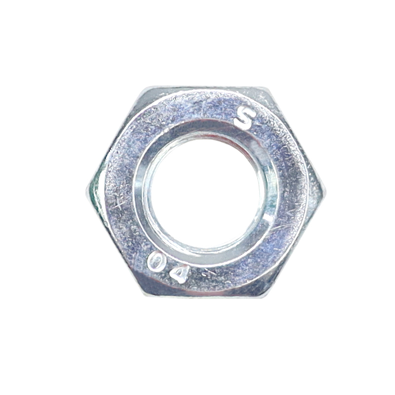 Nakrętka 6-Kątna Niska M10x1,5 Din439 Ocynk Biały 5423131/2 - Regulacji