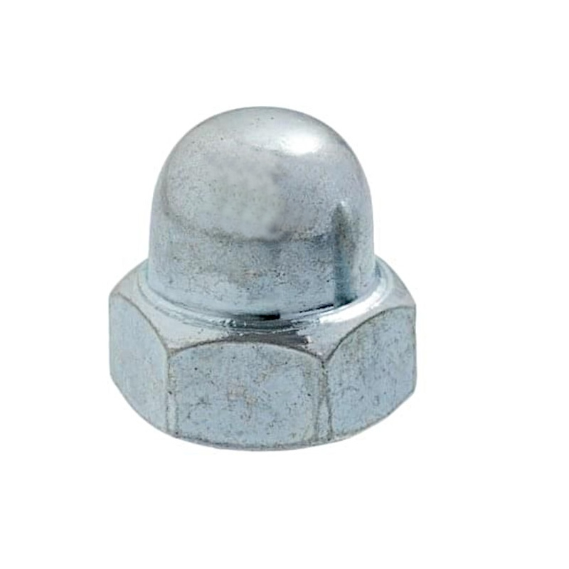 Nakrętka Kołpakowa M6 Din1587 Ocynk Biały