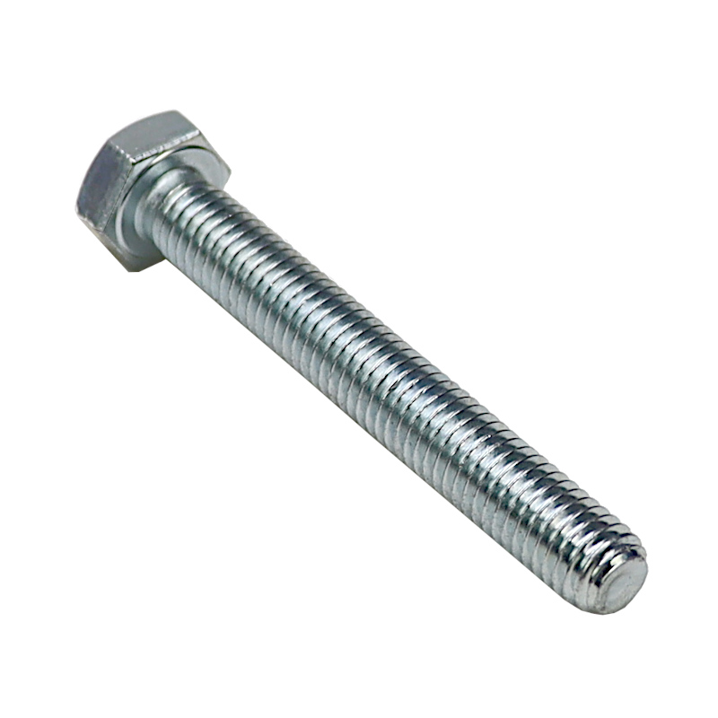 Śruba Z Łbem 6-Kątnym Pełny Gwint M8x60 Kl.8.8 Din933 Ocynk Biały Śruba Z Łbem 6-Kątnym Pełny Gwint M8x60 Kl.8.8 Din933 Ocynk Biały - obrazek 2