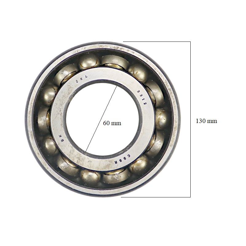 Łożysko Kulkowe Dwurzędowe Skośne 3312 Zvl Łożysko Kulkowe Dwurzędowe Skośne 3312 Zvl - obrazek 4