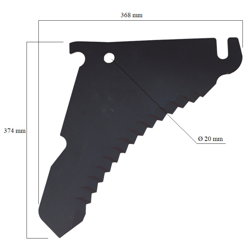 Nóż Przyczepy Samozbierającej Bergmann Morga Nóż Przyczepy Samozbierającej Bergmann Morga - obrazek 3